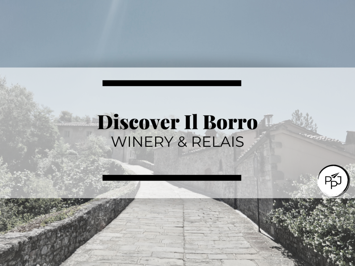 Paper Plane discovering Il Borro – Winery and Relais